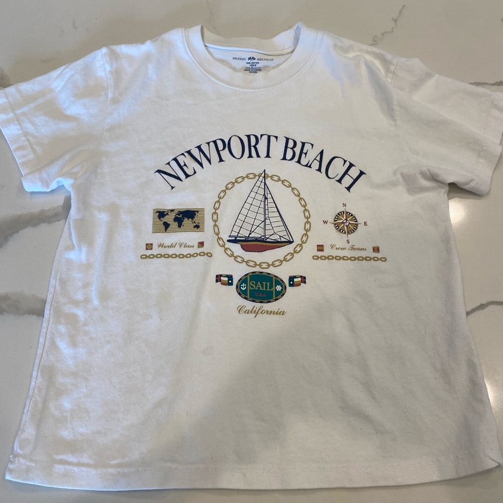 Brandy Melville Newport Beach shirt one size